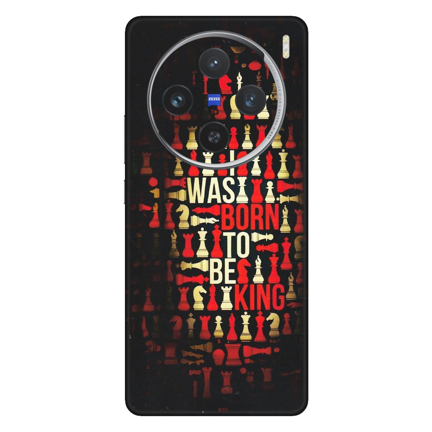 VIVO Z/V/X/T/U/S Series Phone Skins (All Models) - Born To Be King - Matte Finish (M-73) Vivo X100 (5G)