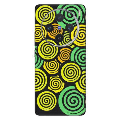 VIVO Z/V/X/T/U/S Series Phone Skins (All Models) - Crazy Spiral - Matte Finish (M-91) Vivo X100 (5G)