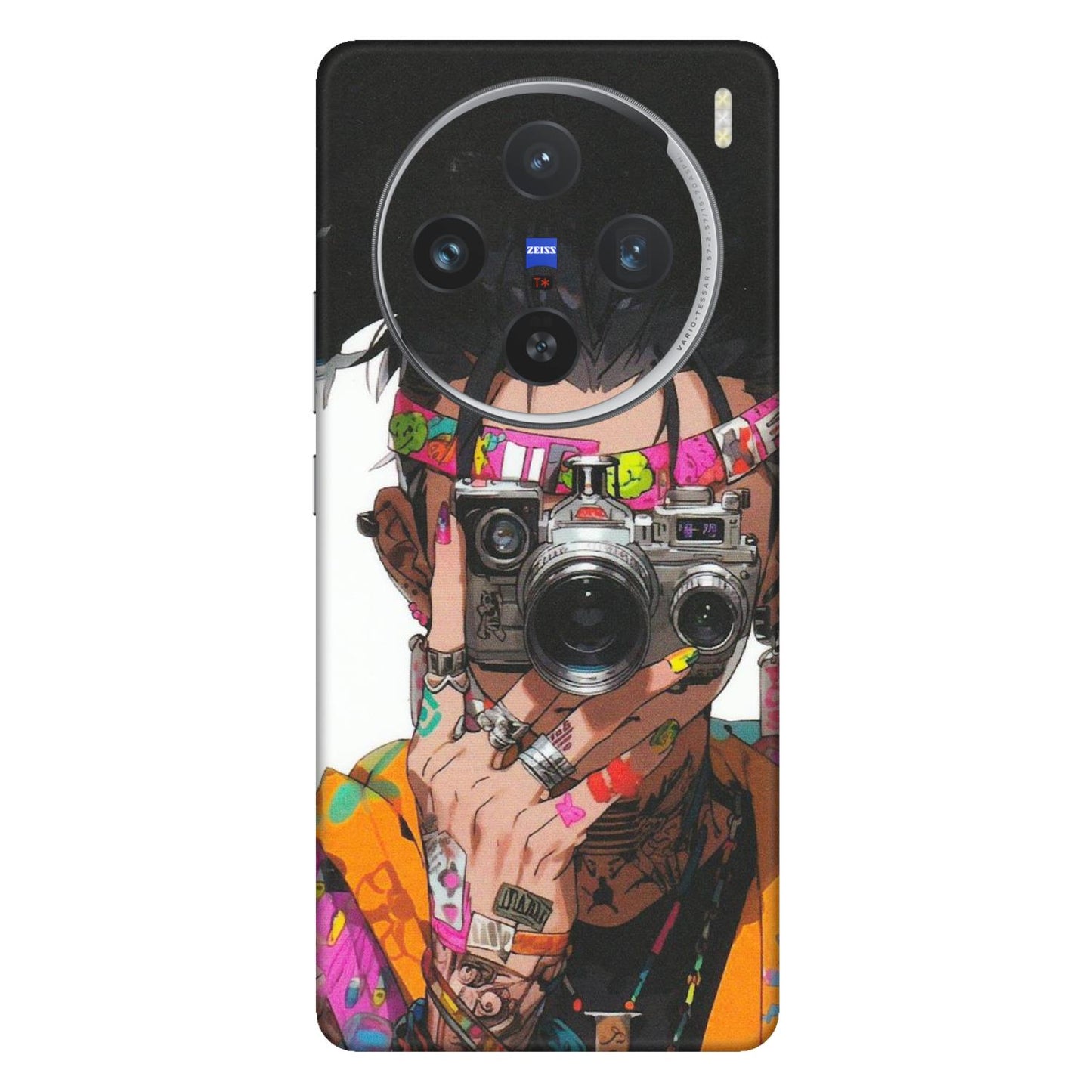 VIVO Z/V/X/T/U/S Series Phone Skins (All Models) - Camera Lover Girl - Matte Finish (M-09) Vivo X100 (5G)