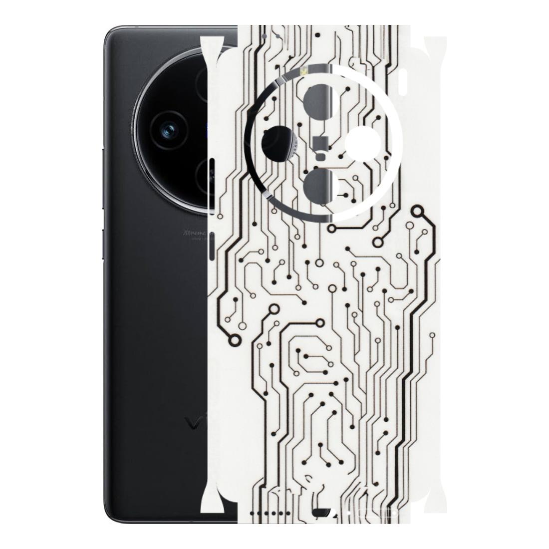 VIVO Z/V/X/T/U/S Series Phone Skins (All Models) - Tech Circuits - Transparent Finish (T-03) Vivo X100 (5G)