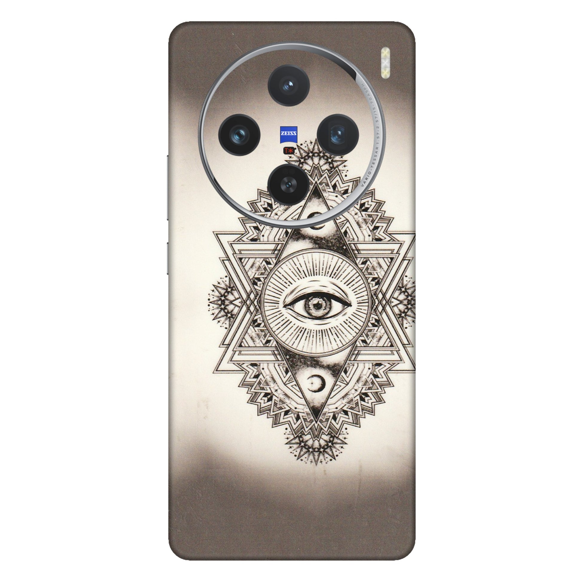 VIVO Z/V/X/T/U/S Series Phone Skins (All Models) - Illuminati Great Eye - Transparent Finish (T-14) Vivo X100 (5G)