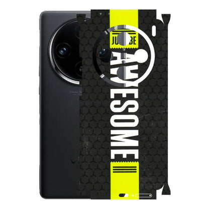VIVO Z/V/X/T/U/S Series Phone Skins (All Models) - Just Be Awesome - 3D Embossed Finish (L-101) Vivo X100 Pro