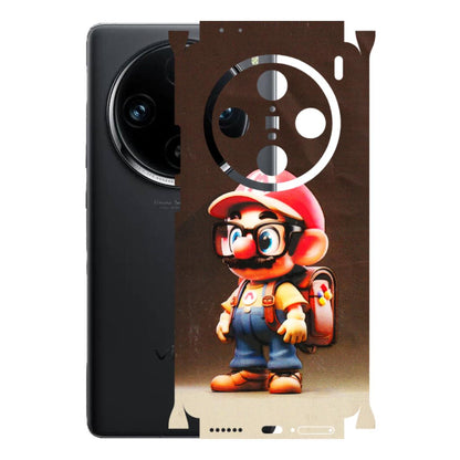 VIVO Z/V/X/T/U/S Series Phone Skins (All Models) - Little Mario - 3D Embossed Finish (L-119) Vivo X100 Pro