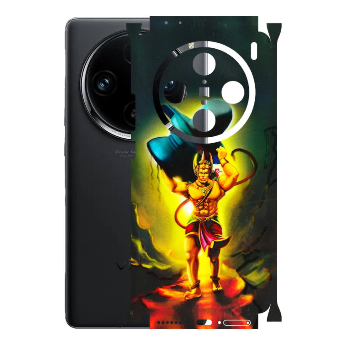 VIVO Z/V/X/T/U/S Series Phone Skins (All Models) - Hanuman Ji - 3D Embossed Finish (L-128) Vivo X100 Pro