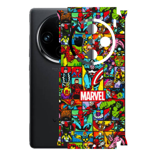 VIVO Z/V/X/T/U/S Series Phone Skins (All Models) - MARVELOUS Comic Characters - 3D Embossed Finish (L-129) Vivo X100 Pro