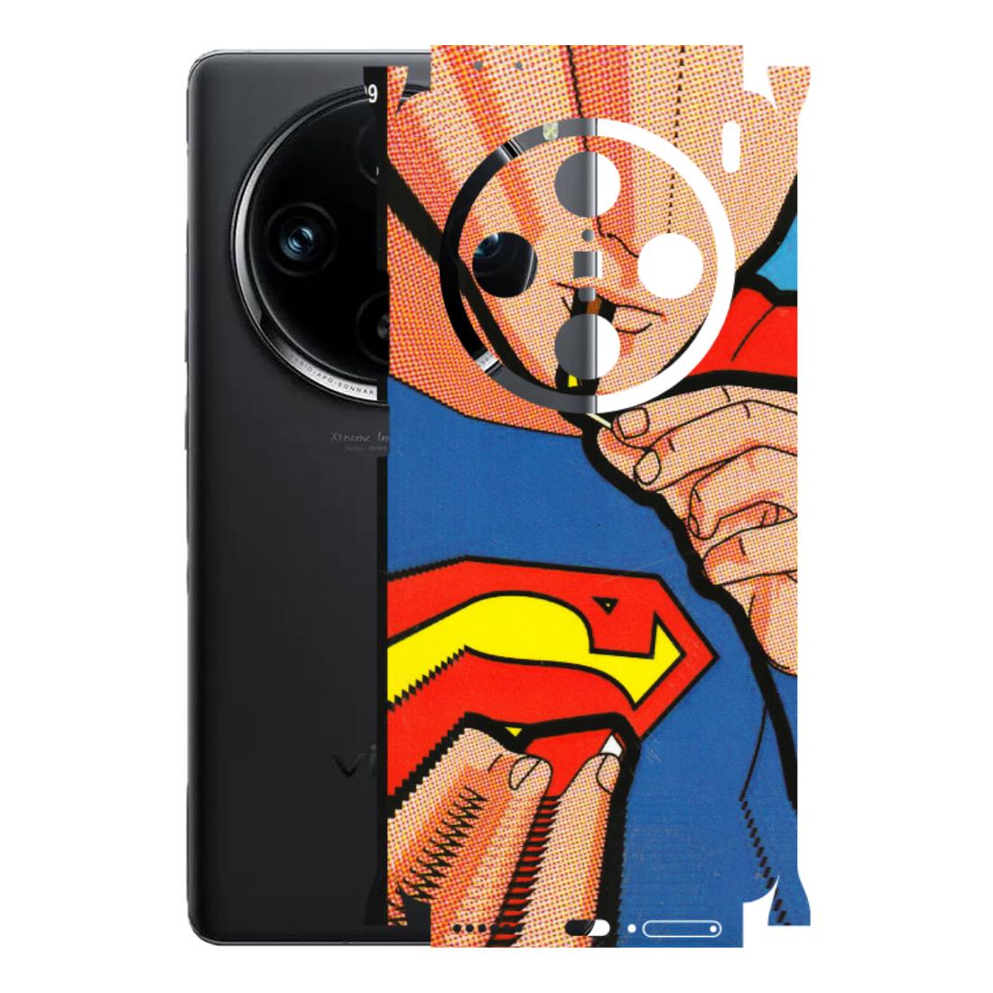 VIVO Z/V/X/T/U/S Series Phone Skins (All Models) - Superman Sutta - 3D Embossed Finish (L-130) Vivo X100 Pro