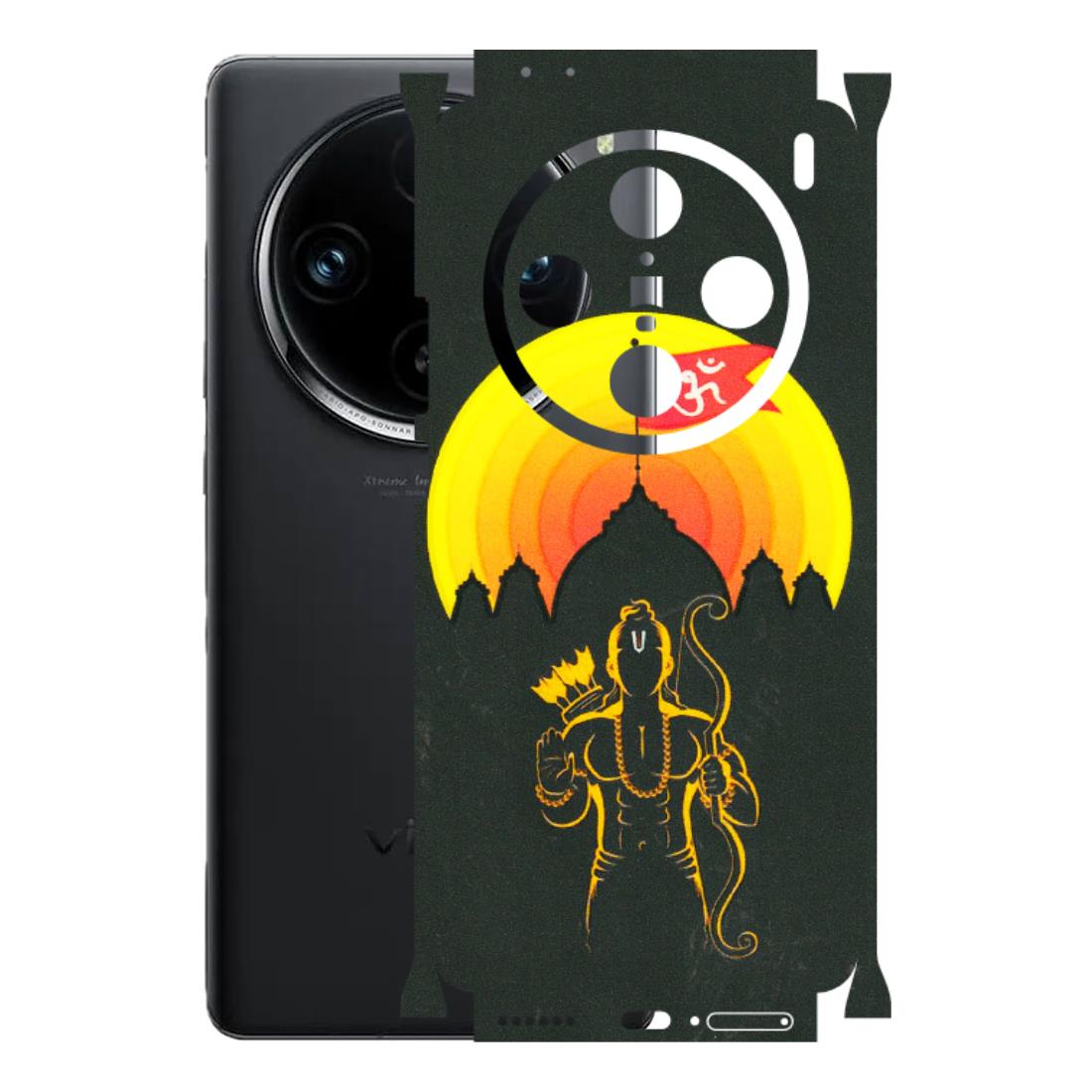 VIVO Z/V/X/T/U/S Series Phone Skins (All Models) - Lord Ram - 3D Embossed Finish (L-132) Vivo X100 Pro