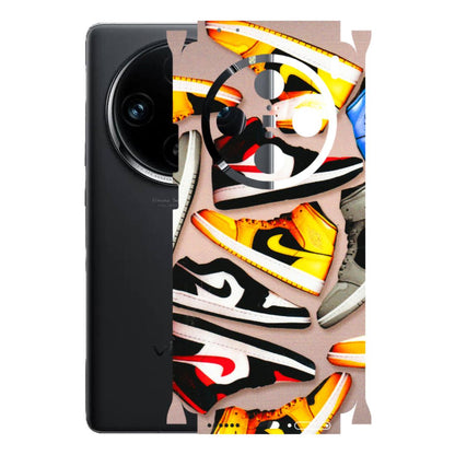 VIVO Z/V/X/T/U/S Series Phone Skins (All Models) - Sneaker Lover - 3D Embossed Finish (L-135) Vivo X100 Pro