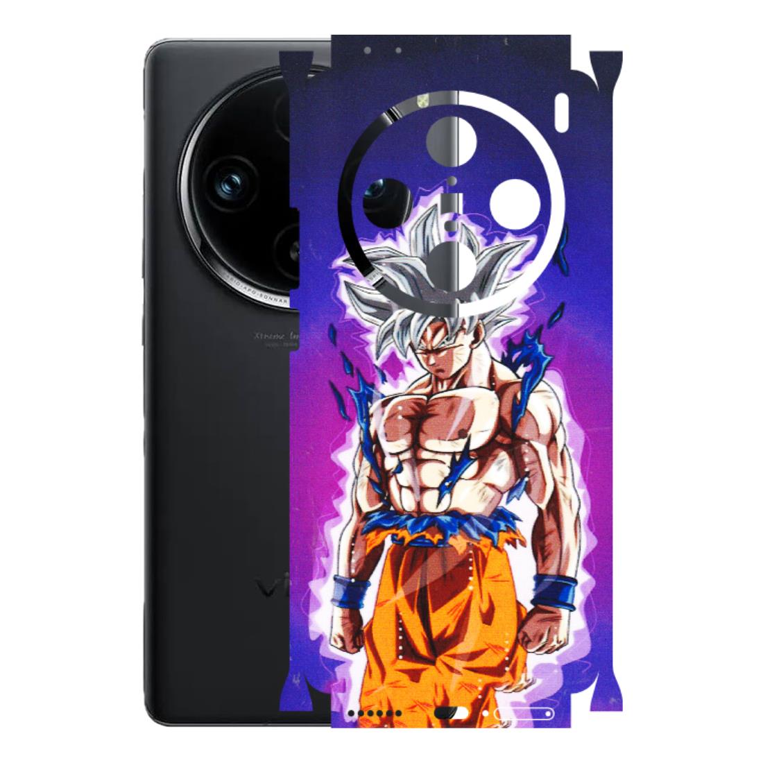 VIVO Z/V/X/T/U/S Series Phone Skins (All Models) - Goku Purple Anime - 3D Embossed Finish (L-147) Vivo X100 Pro