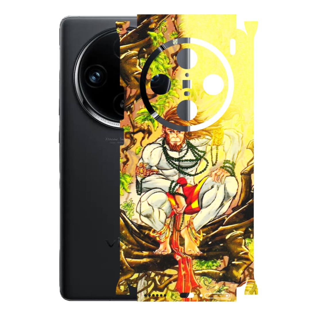 VIVO Z/V/X/T/U/S Series Phone Skins (All Models) - Lord Hanuman - 3D Embossed Finish (L-152) Vivo X100 Pro