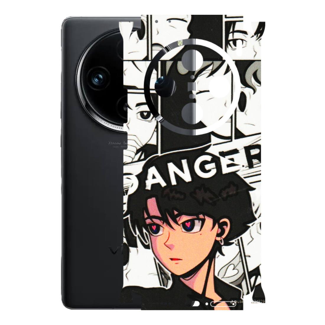 VIVO Z/V/X/T/U/S Series Phone Skins (All Models) - Danger Anime - 3D Embossed Finish (L-155) Vivo X100 Pro