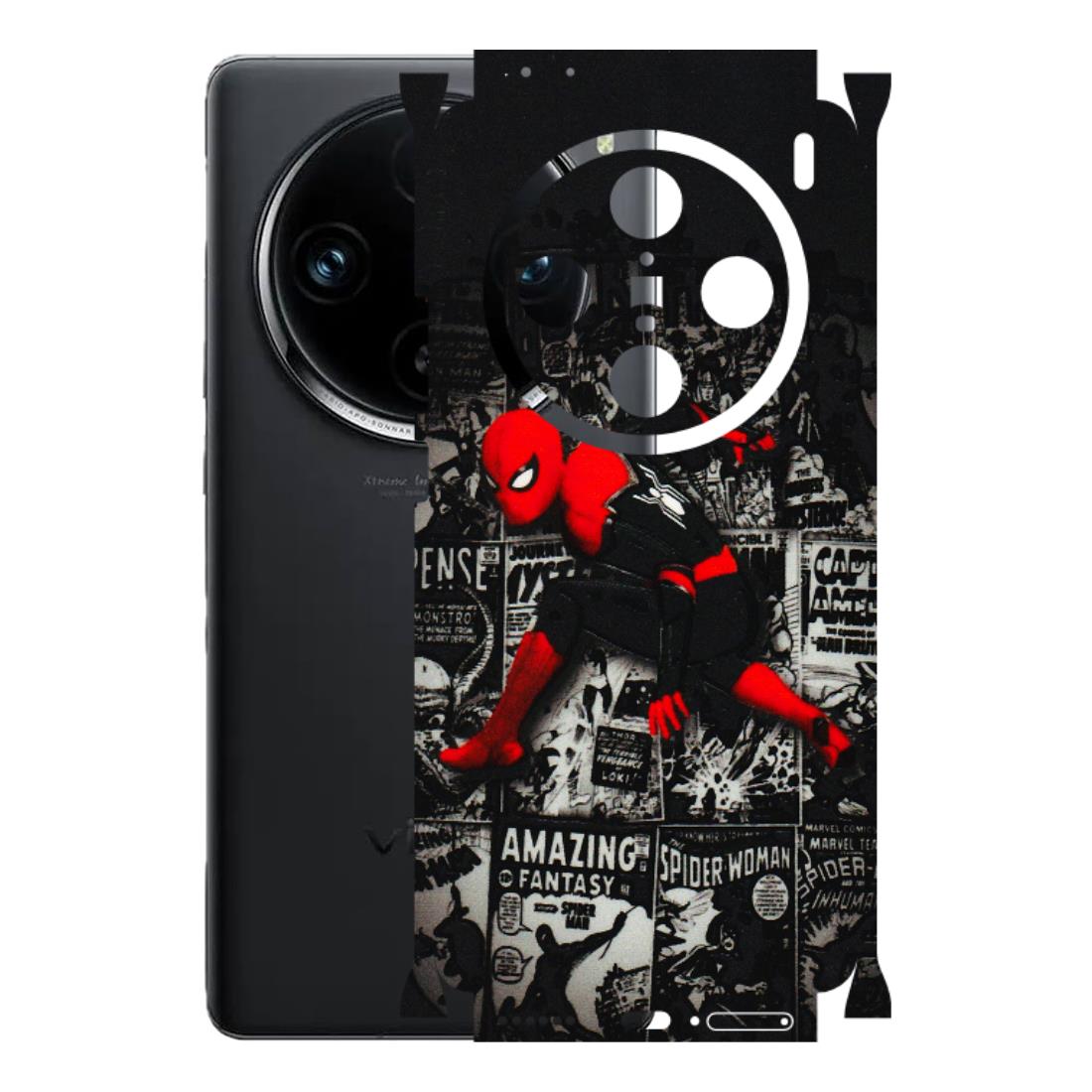 VIVO Z/V/X/T/U/S Series Phone Skins (All Models) - SpiderMan New - 3D Embossed Finish (L-162) Vivo X100 Pro