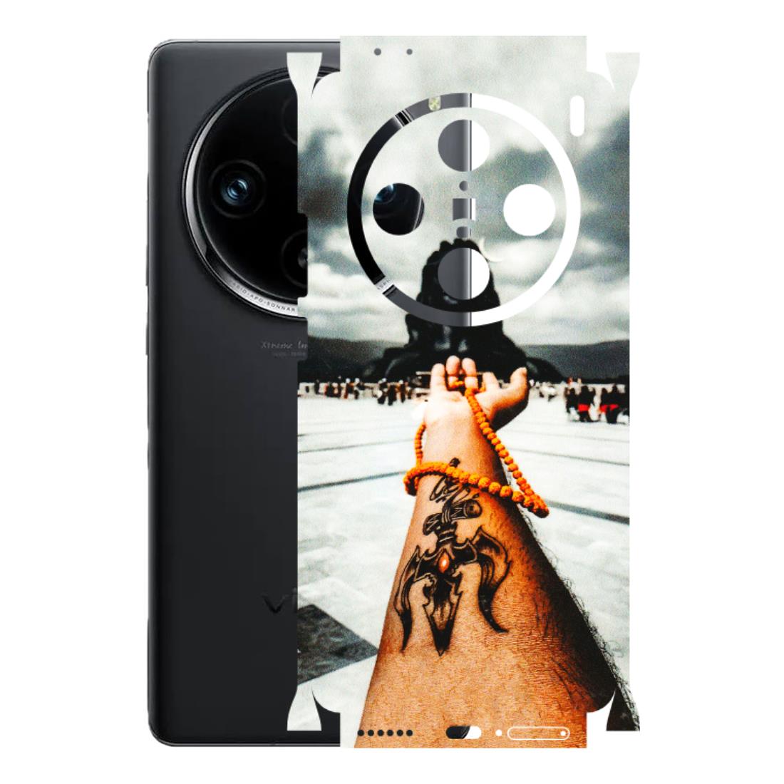 VIVO Z/V/X/T/U/S Series Phone Skins (All Models) - Jai Adiyogi Mahakaal - 3D Embossed Finish (L-164) Vivo X100 Pro