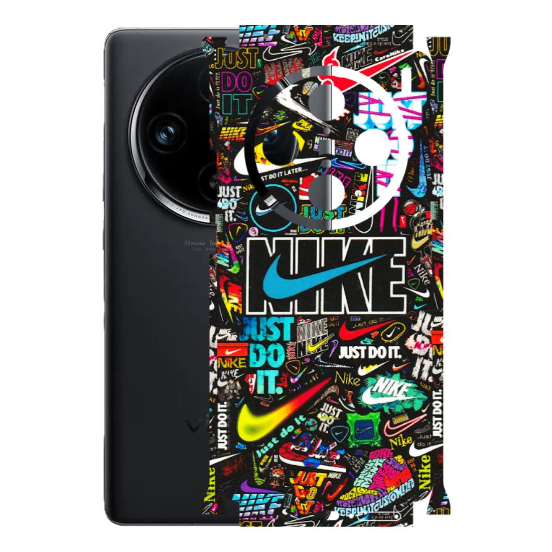 VIVO Z/V/X/T/U/S Series Phone Skins (All Models) - Just Do It Doodles - 3D Embossed Finish (L-166) Vivo X100 Pro