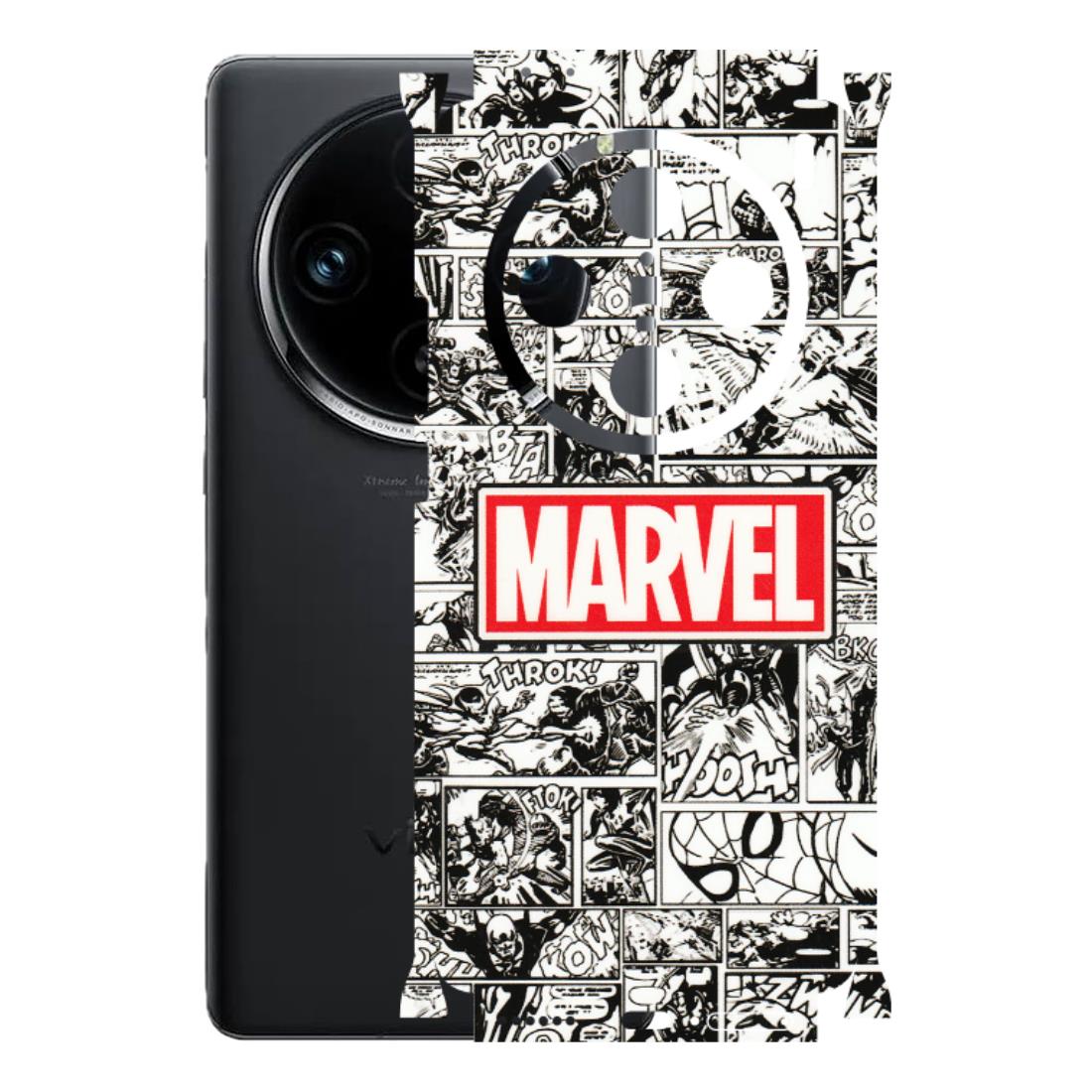 VIVO Z/V/X/T/U/S Series Phone Skins (All Models) - Marvel Comic - 3D Embossed Finish (L-171) Vivo X100 Pro
