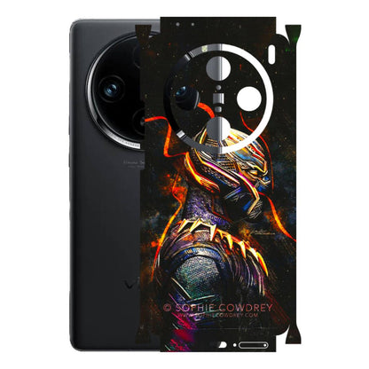 VIVO Z/V/X/T/U/S Series Phone Skins (All Models) - Black Panther - 3D Embossed Finish (L-190) Vivo X100 Pro