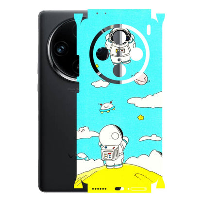 VIVO Z/V/X/T/U/S Series Phone Skins (All Models) - Blue Skies Astro Float - 3D Embossed Finish (L-230) Vivo X100 Pro