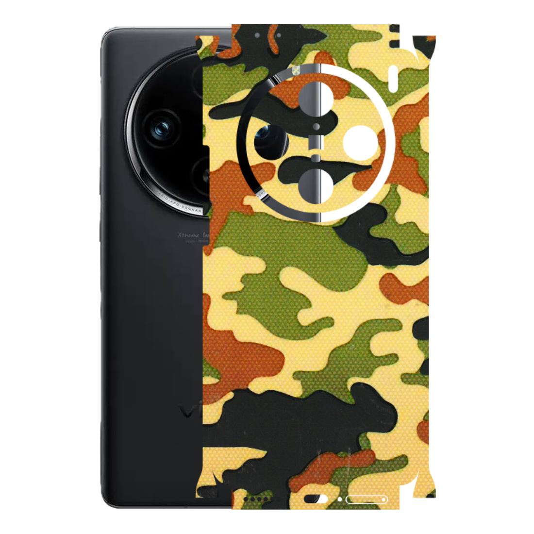 VIVO Z/V/X/T/U/S Series Phone Skins (All Models) - Indian Military - 3D Embossed Finish (L-234) Vivo X100 Pro