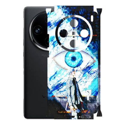VIVO Z/V/X/T/U/S Series Phone Skins (All Models) - Gojo Satoru evil eye - 3D Embossed Finish (L-239) Vivo X100 Pro