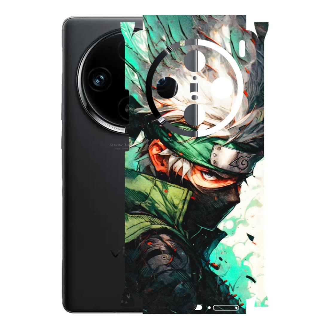 VIVO Z/V/X/T/U/S Series Phone Skins (All Models) - Kakashi Side Profile - 3D Embossed Finish (L-249) Vivo X100 Pro