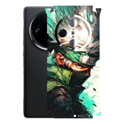 VIVO Z/V/X/T/U/S Series Phone Skins (All Models) - Kakashi Side Profile - 3D Embossed Finish (L-249) Vivo X100 Pro