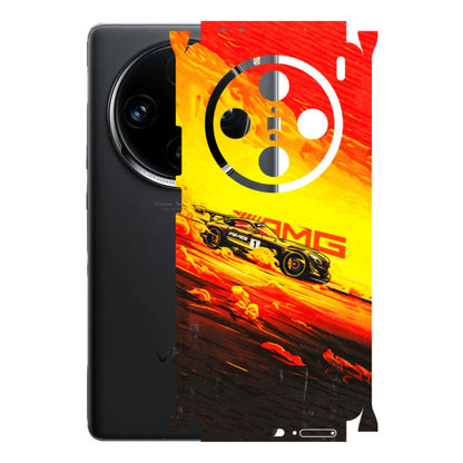 VIVO Z/V/X/T/U/S Series Phone Skins (All Models) - AMG Car Speed Cover - 3D Embossed Finish (L-256) Vivo X100 Pro