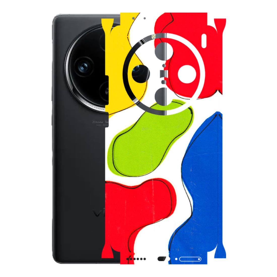 VIVO Z/V/X/T/U/S Series Phone Skins (All Models) - RGB Colour Paint - 3D Embossed Finish (L-284) Vivo X100 Pro