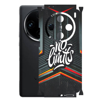 VIVO Z/V/X/T/U/S Series Phone Skins (All Models) - No Limits - 3D Embossed Finish (L-286) Vivo X100 Pro