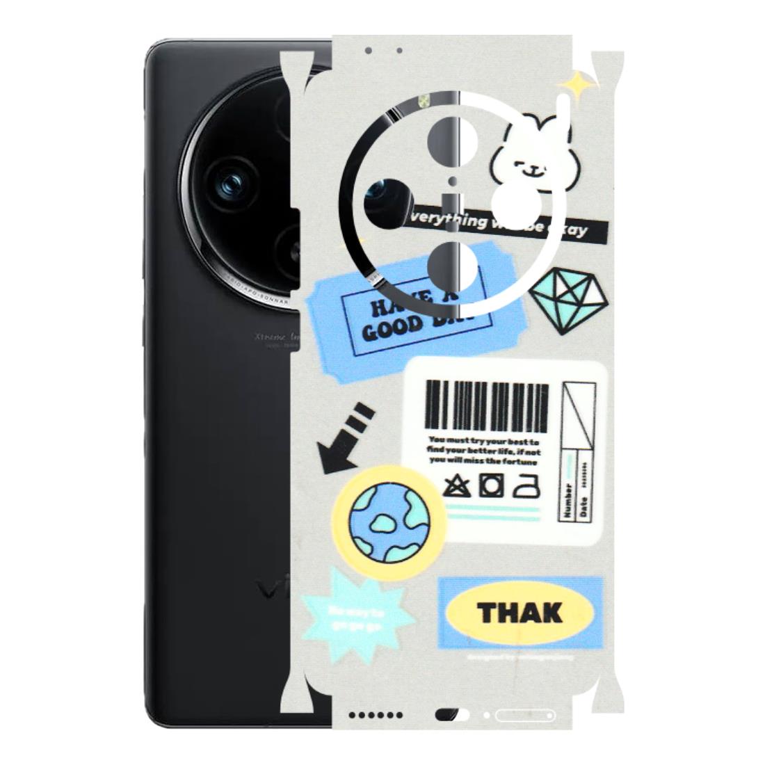 VIVO Z/V/X/T/U/S Series Phone Skins (All Models) - Will Be Okay Design - 3D Embossed Finish (L-316) Vivo X100 Pro