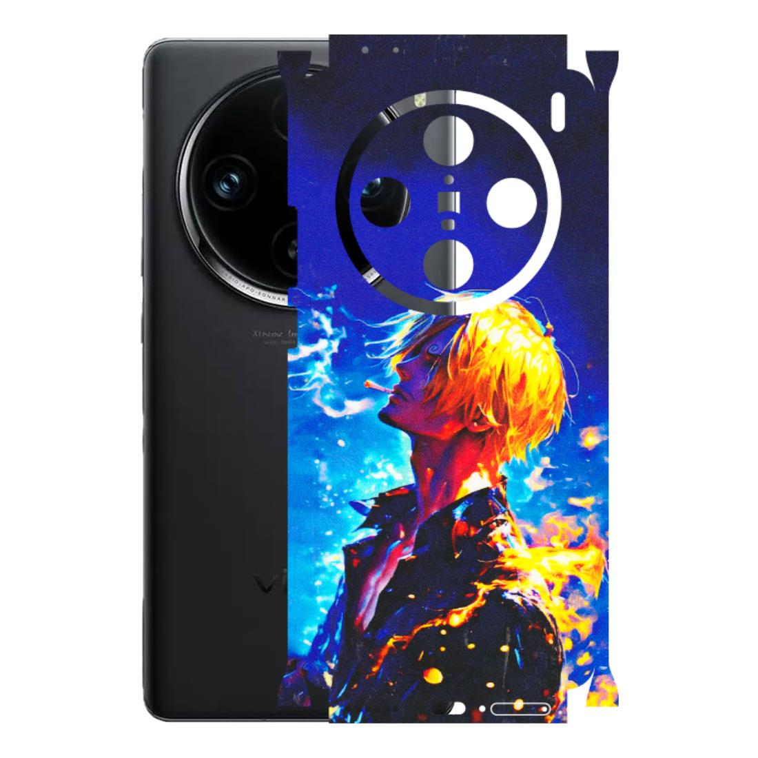 VIVO Z/V/X/T/U/S Series Phone Skins (All Models) - Sanji Vinsmoke One Piece - 3D Embossed Finish (L-319) Vivo X100 Pro