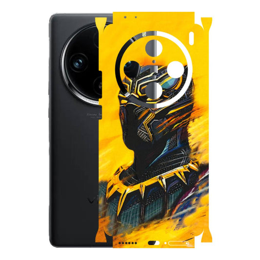 VIVO Z/V/X/T/U/S Series Phone Skins (All Models) - Yellow Panther - 3D Embossed Finish (L-54) Vivo X100 Pro