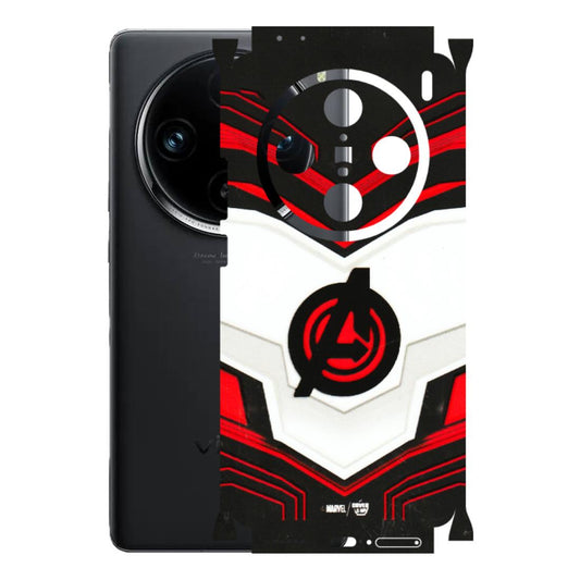 VIVO Z/V/X/T/U/S Series Phone Skins (All Models) - Avengers Logo - 3D Embossed Finish (L-55) Vivo X100 Pro