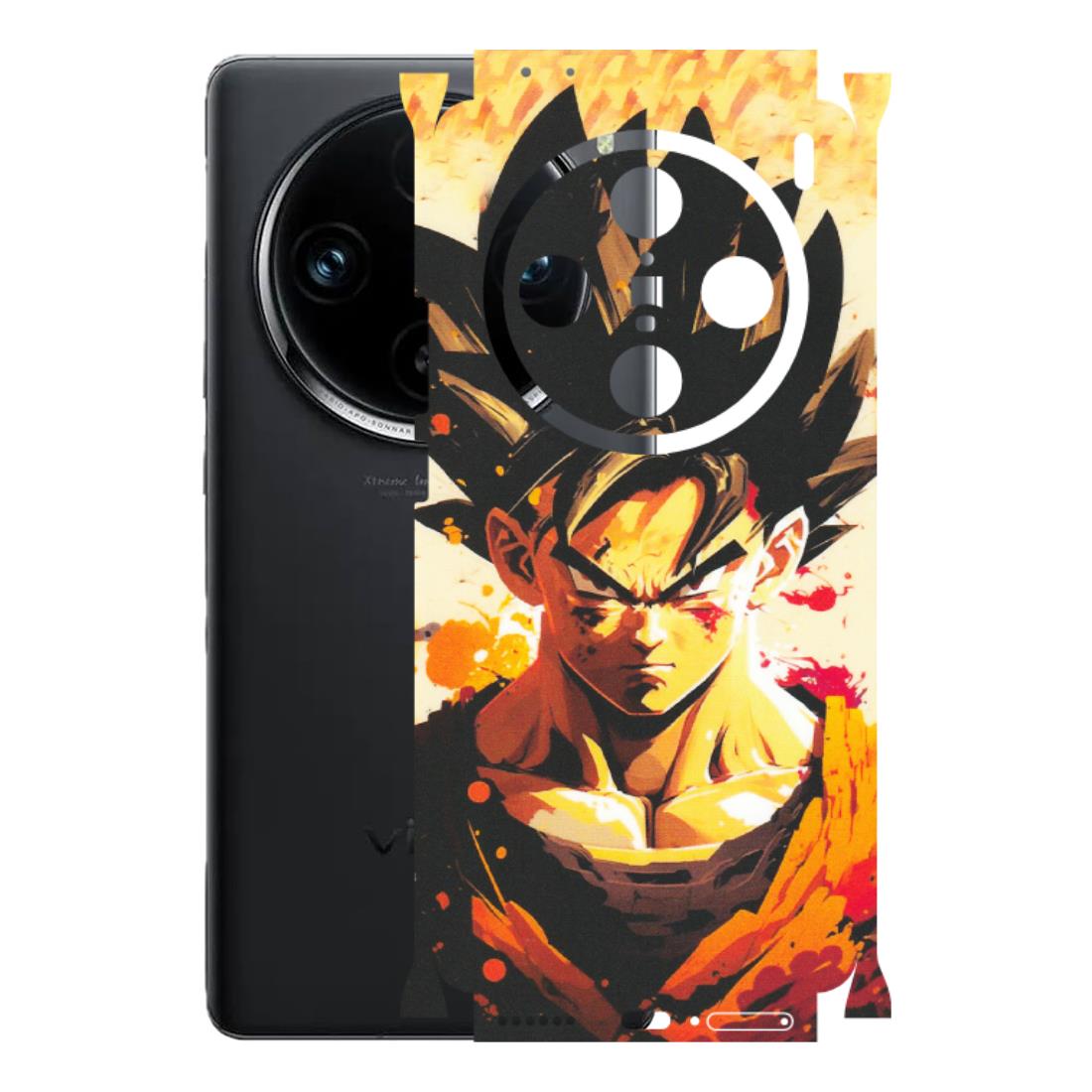 VIVO Z/V/X/T/U/S Series Phone Skins (All Models) - Angry Goku - Matte Finish (M-12) Vivo X100 Pro
