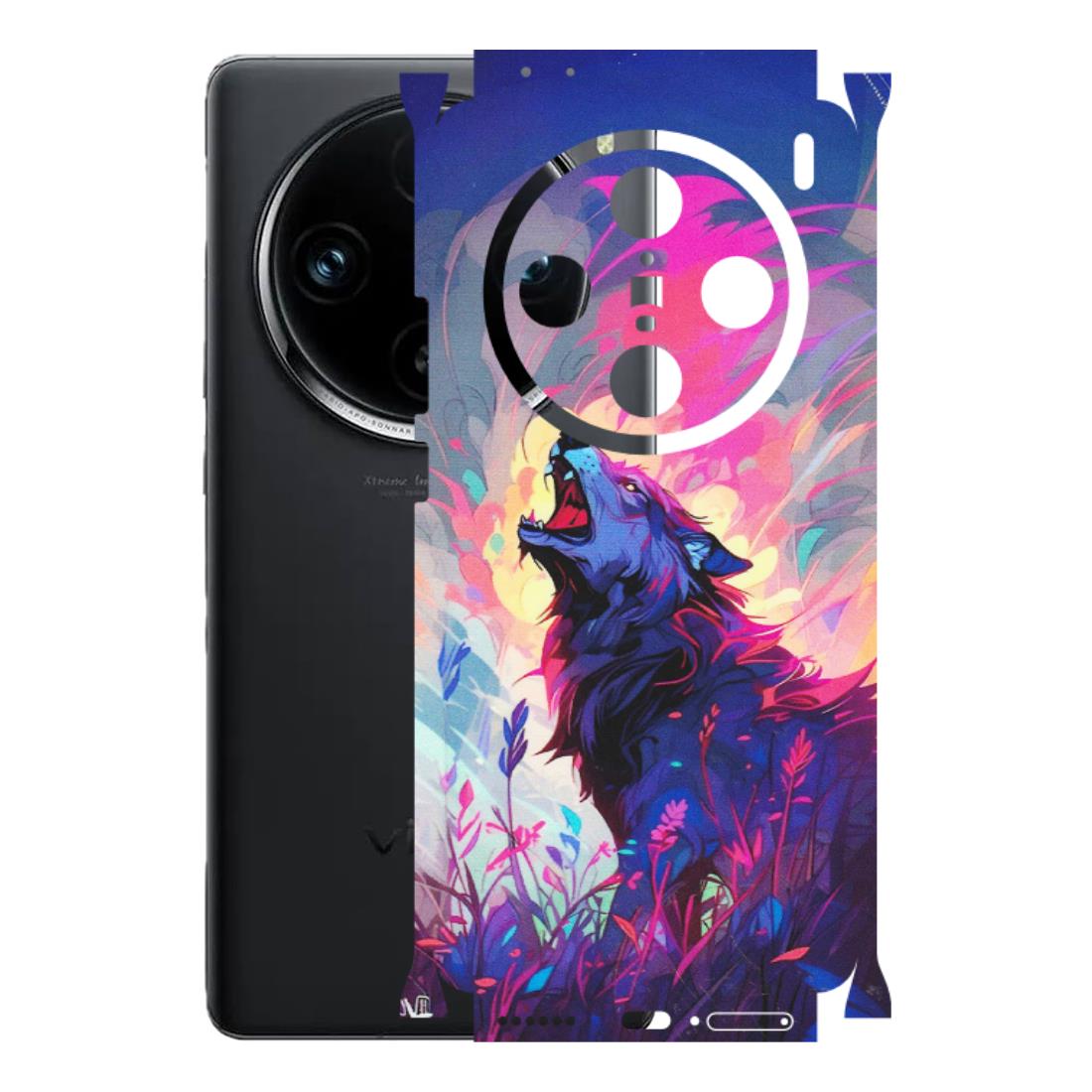 VIVO Z/V/X/T/U/S Series Phone Skins (All Models) - New Wild Wolf Abstract - Matte Finish (M-125) Vivo X100 Pro