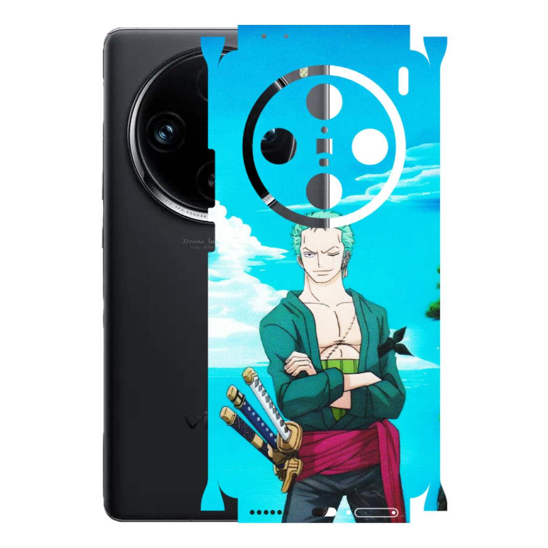VIVO Z/V/X/T/U/S Series Phone Skins (All Models) - Cool Swordman Zoro Anime - Matte Finish (M-143) Vivo X100 Pro
