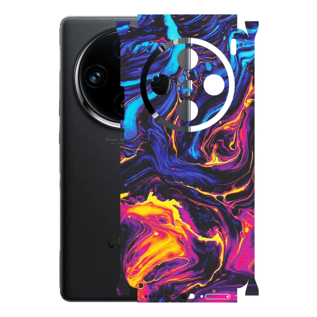 VIVO Z/V/X/T/U/S Series Phone Skins (All Models) - Abstract Paint Classy - Matte Finish (M-15) Vivo X100 Pro