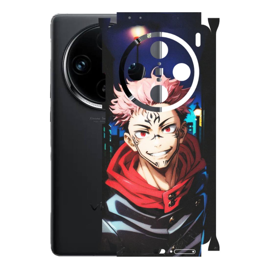 VIVO Z/V/X/T/U/S Series Phone Skins (All Models) - Yuji Itadori Funny Face Anime - Matte Finish (M-152) Vivo X100 Pro