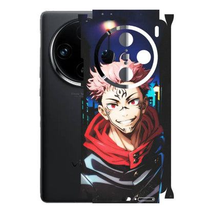 VIVO Z/V/X/T/U/S Series Phone Skins (All Models) - Yuji Itadori Funny Face Anime - Matte Finish (M-152) Vivo X100 Pro