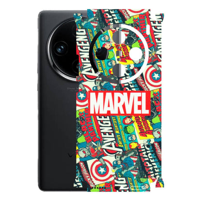 VIVO Z/V/X/T/U/S Series Phone Skins (All Models) - Marvel Comic Lover - Matte Finish (M-30) Vivo X100 Pro