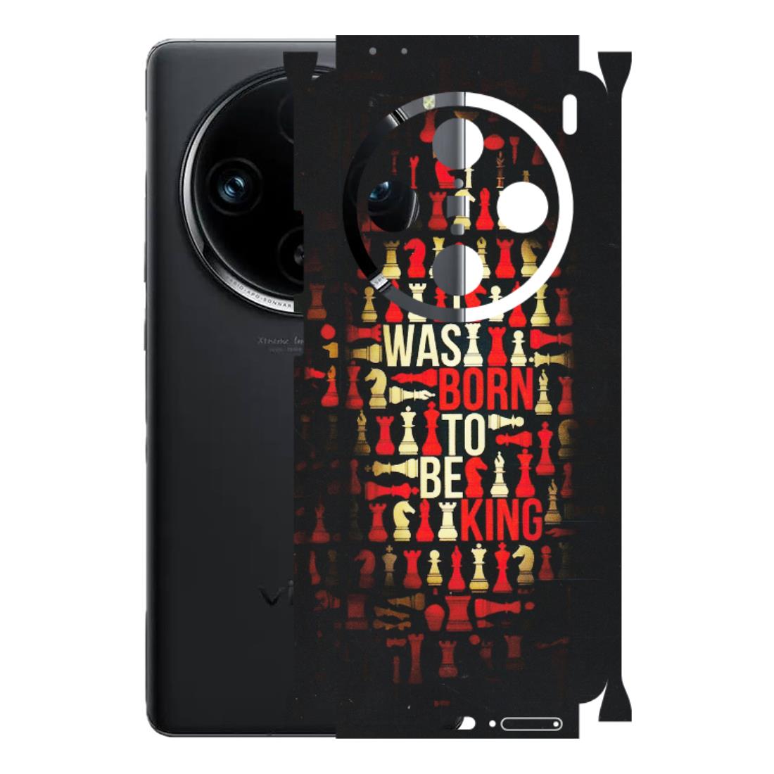 VIVO Z/V/X/T/U/S Series Phone Skins (All Models) - Born To Be King - Matte Finish (M-73) Vivo X100 Pro