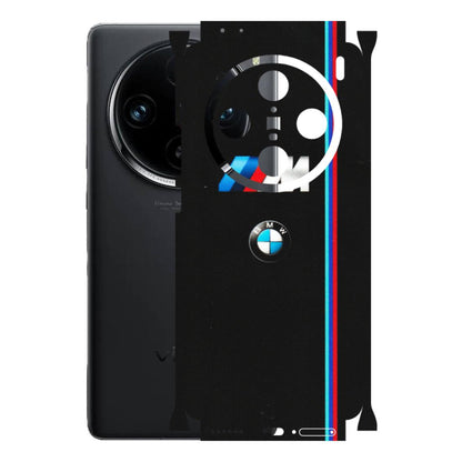 VIVO Z/V/X/T/U/S Series Phone Skins (All Models) - Styling With Black BMW - Matte Finish (M-74) Vivo X100 Pro