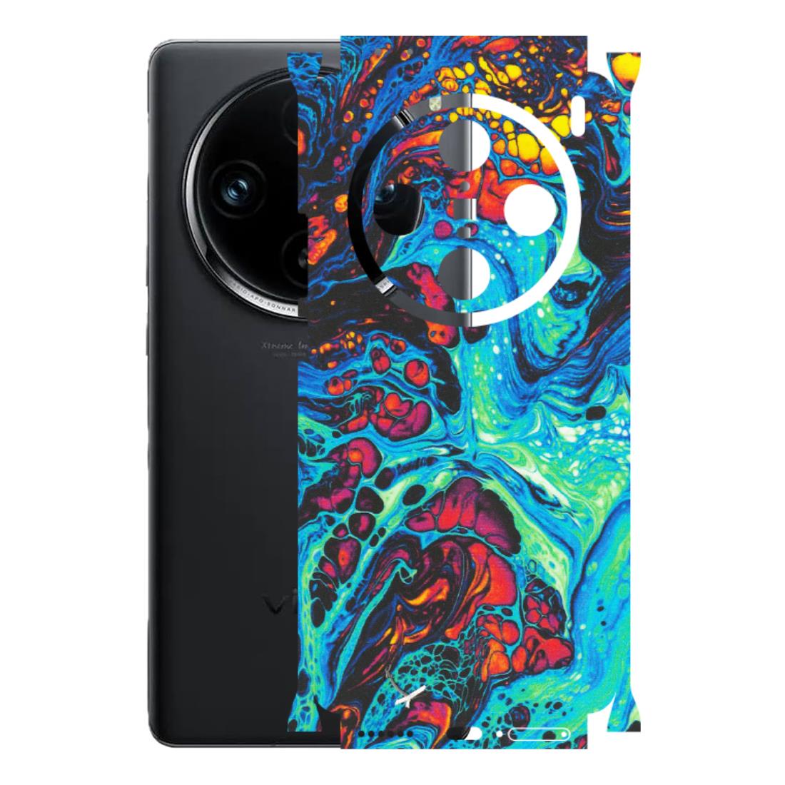VIVO Z/V/X/T/U/S Series Phone Skins (All Models) - Majestic Galactic Marbel - Matte Finish (M-85) Vivo X100 Pro