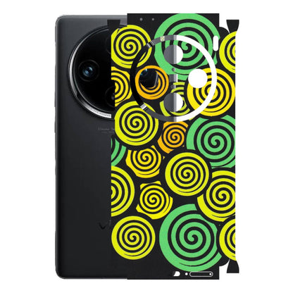 VIVO Z/V/X/T/U/S Series Phone Skins (All Models) - Crazy Spiral - Matte Finish (M-91) Vivo X100 Pro