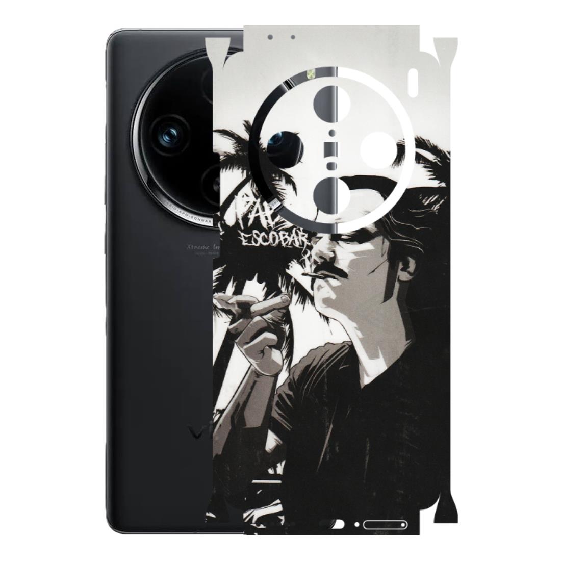VIVO Z/V/X/T/U/S Series Phone Skins (All Models) - Pab Escobar - Transparent Finish (T-05) Vivo X100 Pro