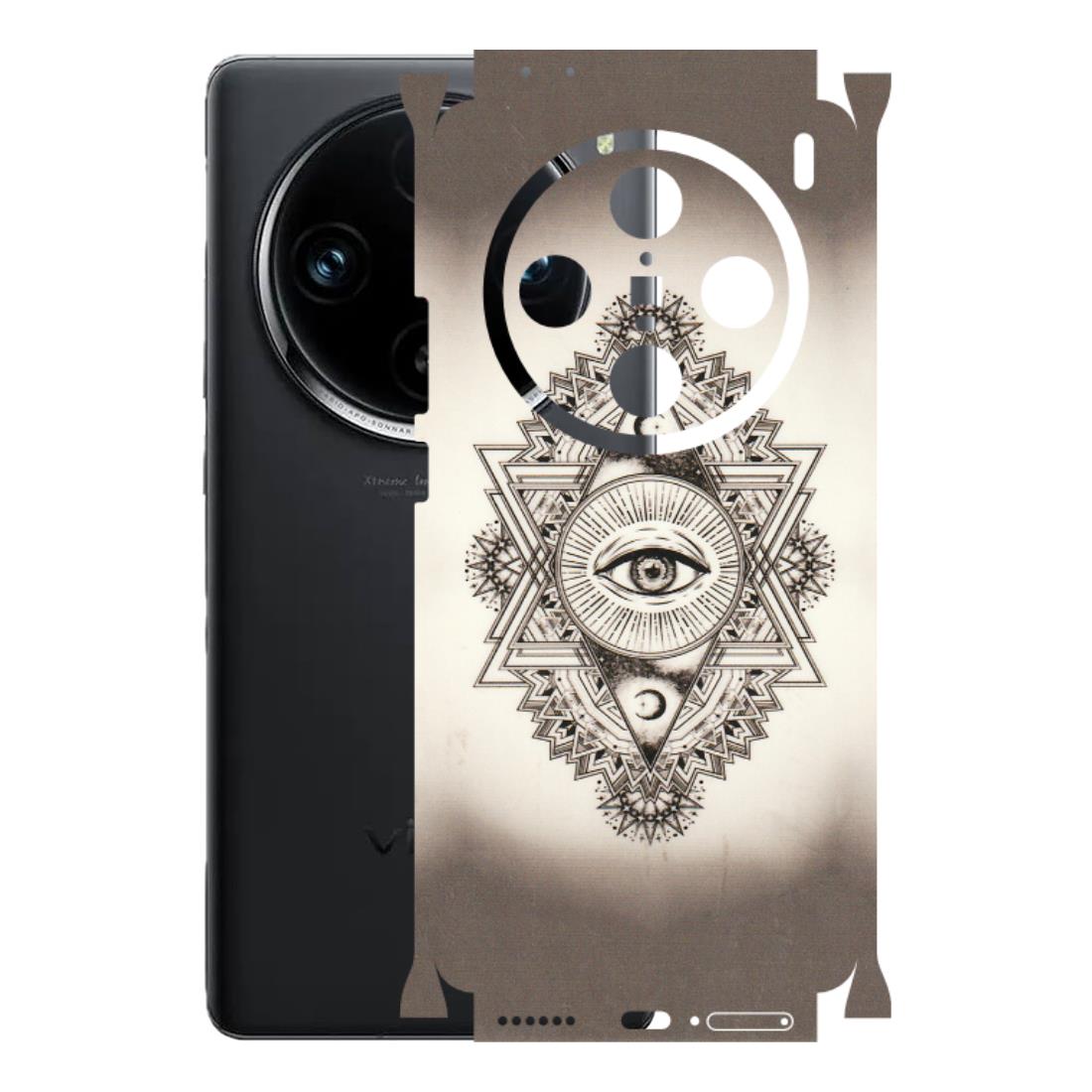 VIVO Z/V/X/T/U/S Series Phone Skins (All Models) - Illuminati Great Eye - Transparent Finish (T-14) Vivo X100 Pro