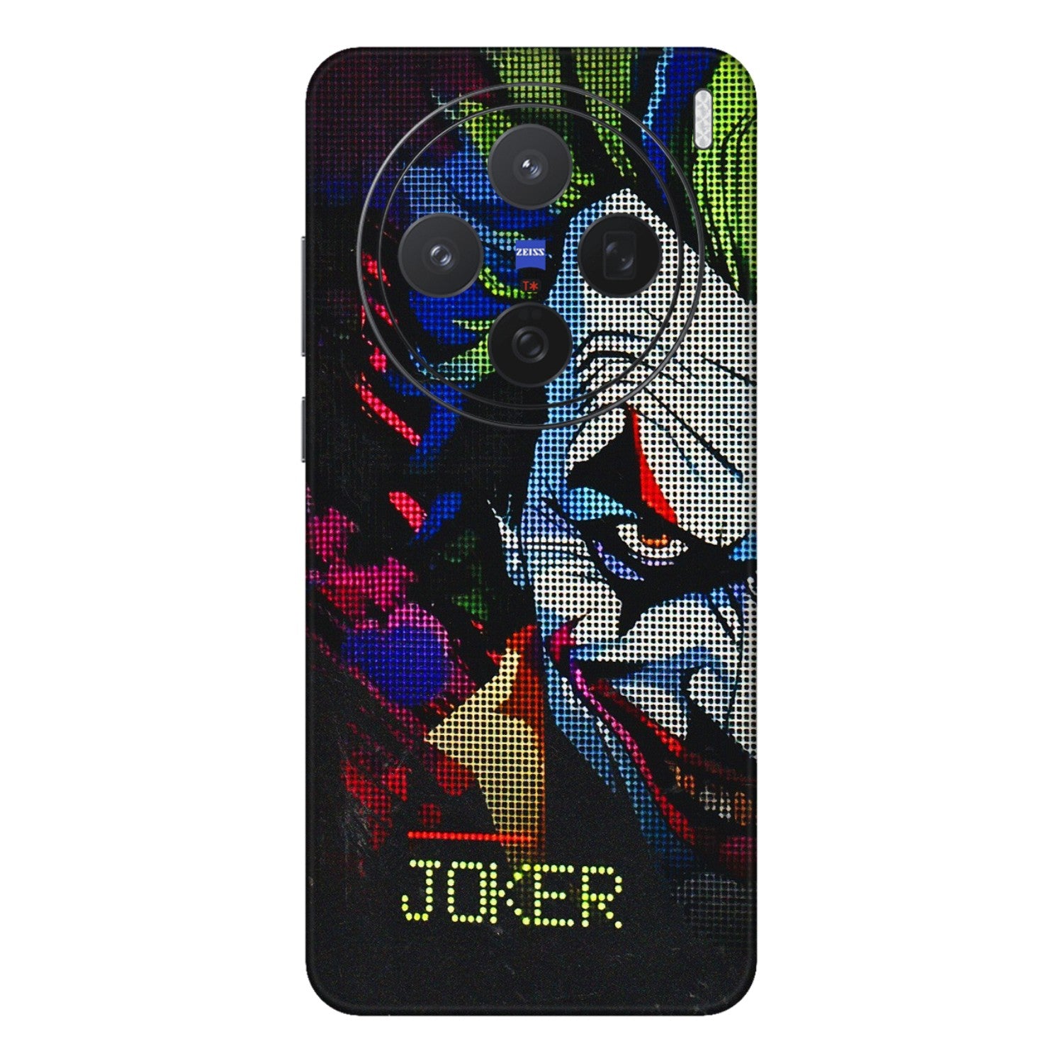 VIVO Z/V/X/T/U/S Series Phone Skins (All Models) - Joker Dot Matrix - 3D Embossed Finish (L-08) Vivo X200 (5G)