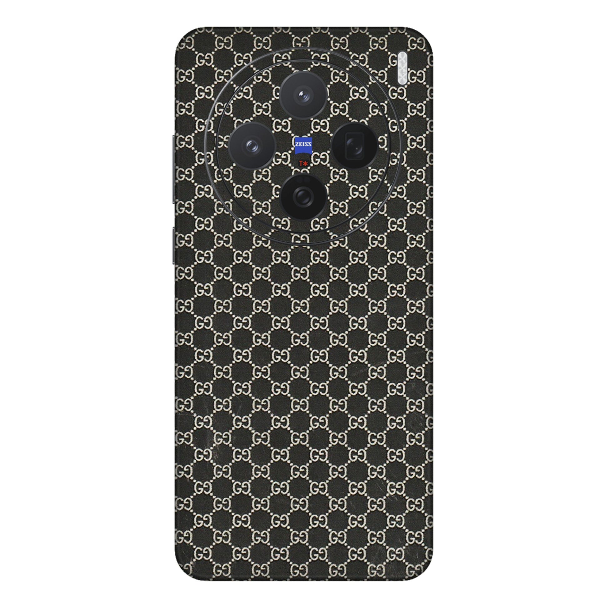 VIVO Z/V/X/T/U/S Series Phone Skins (All Models) - Black G Print - 3D Embossed Finish (L-109) Vivo X200 (5G)