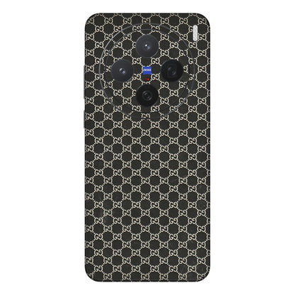 VIVO Z/V/X/T/U/S Series Phone Skins (All Models) - Black G Print - 3D Embossed Finish (L-109) Vivo X200 (5G)