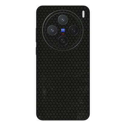 VIVO Z/V/X/T/U/S Series Phone Skins (All Models) - Black honeycomb - 3D Embossed Finish (L-114) Vivo X200 (5G)