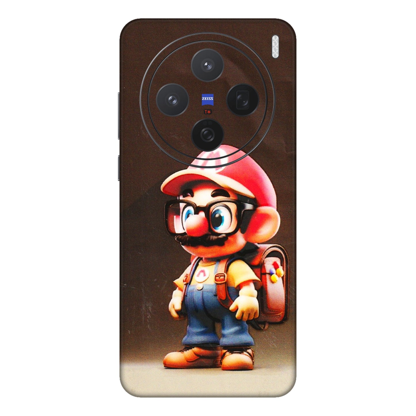 VIVO Z/V/X/T/U/S Series Phone Skins (All Models) - Little Mario - 3D Embossed Finish (L-119) Vivo X200 (5G)
